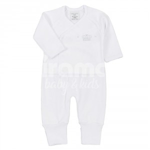 Kimono Maternidade para Bebê Kingdom Branco 3 Peças - Tamanho Único