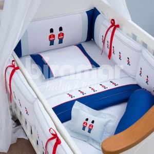 Kit Enxoval de Berço Toy Soldiers Royal 7 peças