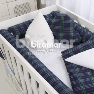 Kit de Berço Rolinho 4 Peças Helvetia Marinho