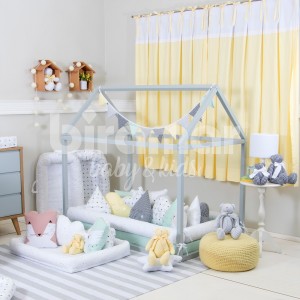 Kit Montessoriano Rolinho 5 Peças New York Mini Triângulo Colorido