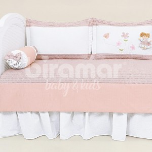 Kit Cama Babá 7 Peças Lollipop com Saia Alice Rose