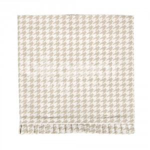 Manta para Bebê Babado com Cordão Windsor Bege