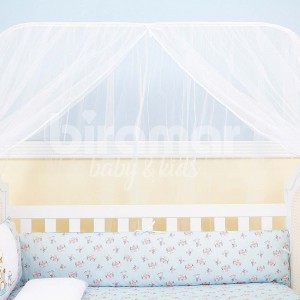 Mosquiteiro para Berço Varal Inteiro Lollipop Branco