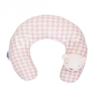 Protetor de Pescoço para Bebê Estampa Windsor Rosa