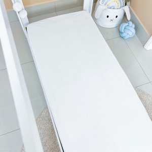 Protetor de Colchão Mini Cama Impermeável com Elástico - Branco