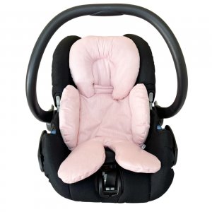 Redutor de Bebê Conforto com Encosto Removível Chambray Rosê