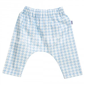 Calça Saruel para Bebê e Kids RN - Pied Poule Azul