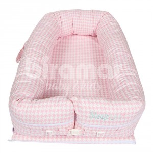 Bercinho Portátil para Bebê Sleep UM Windsor Rosa