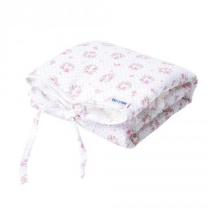 Trocador para Bebê Portátil Estampado Tiffany Floral Poá Rosa