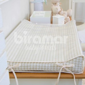 Trocador Anatômico para Bebê Estampado Windsor Bege