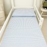 Lençol para Mini Cama 2 Peças Estampado Windsor Azul  - Lençol c/ Elástico e Fronha