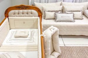 Benício Personalizado Linho Bege