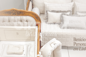 Benício Personalizado Linho Bege