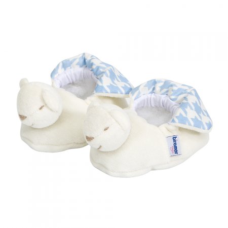 Pantufa para Bebê Estampa Windsor Azul