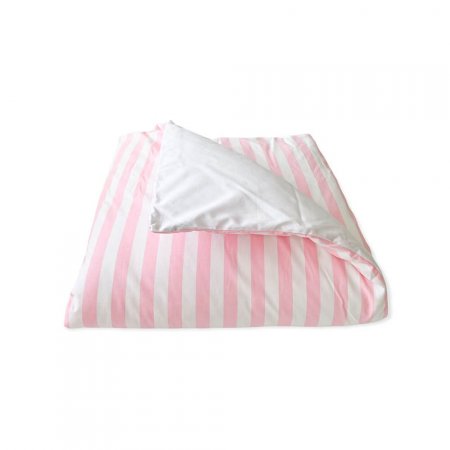 Edredom Duvet Solteiro com Zíper 2,20 x 1,43 - Liz Listrado Rosa