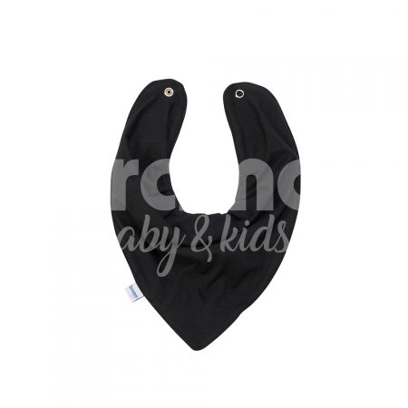 Babador Bandana para Bebê Malha Preto