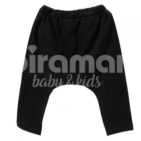 Calça Saruel para Bebê e Kids Malha RN - Preto