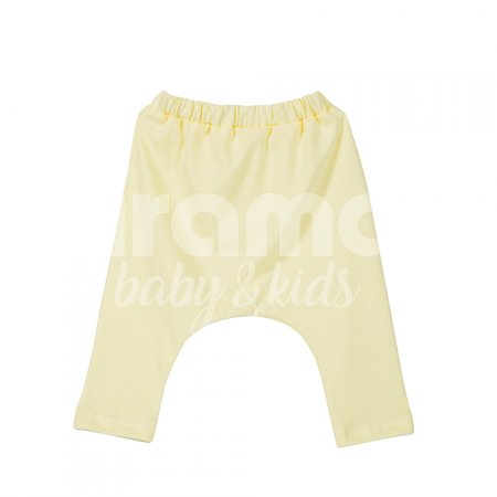 Calça Saruel para Bebê e Kids Malha GG - Amarelo