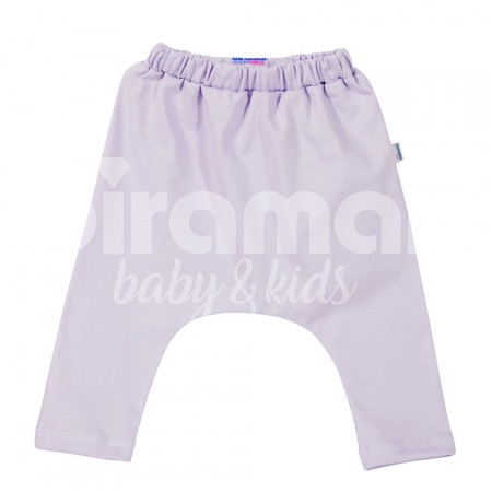 Calça Saruel para Bebê e Kids Malha P - Lilás