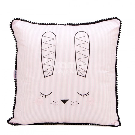 Almofada Bunny Listrado Rosa