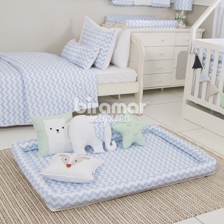 Colchonete Infantil / Kids Master Soho Chevron Azul