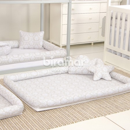 Colchonete Infantil / Kids Master Damask Branco