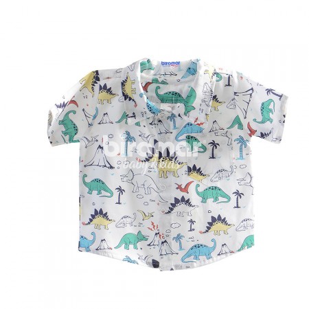 Camisa para Bebê e Kids RN Dinossauro dos Bês