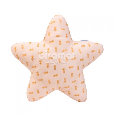 Almofada Estrela Abacaxi Dourado
