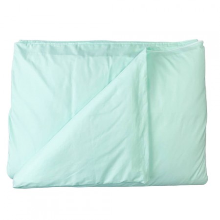 Edredom Duvet Solteiro com Zíper 2,20 x 1,43 - Percal Verde