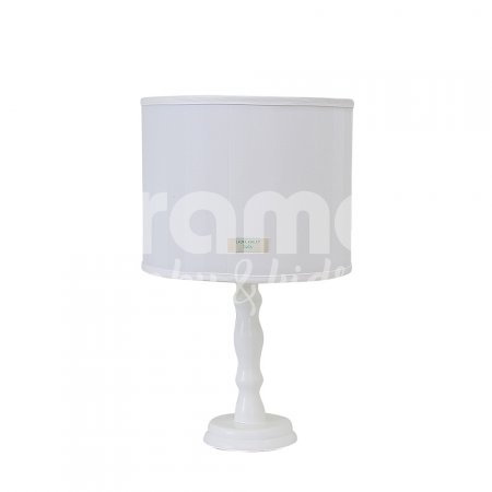 Abajur para Quarto de Bebê Vintage Royal Branco 