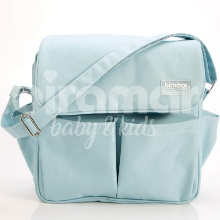 Bolsa com Trocador para Bebê Brooklyn Nylon Azul