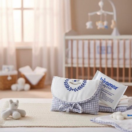 Bolsa Térmica para Cólica de Bebê Cavalinho de Pau Azul