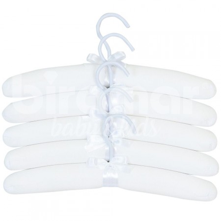 Cabides para Bebê 5 Peças Branco