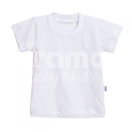 Camiseta para Bebê e Kids Manga Curta G - Branco
