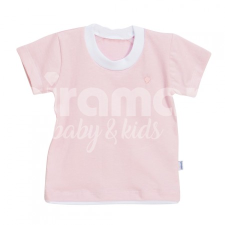 Camiseta para Bebê e Kids Manga Curta G - Rosa