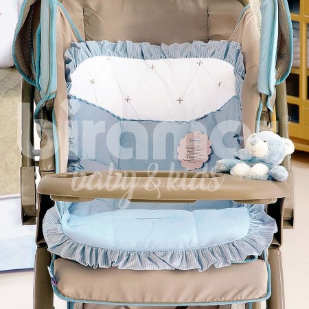 Capa para Carrinho de Bebê Patch Azul