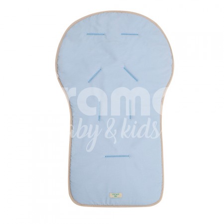 Capa para Carrinho de Bebê Teddy Bear Azul Percal 180 Fios