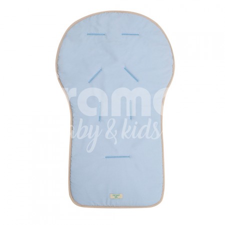 Capa para Carrinho de Bebê Teddy Bear Azul Percal 180 Fios