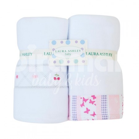 Cobertor Soft para Bebê 02 Peças Clementine Rosa