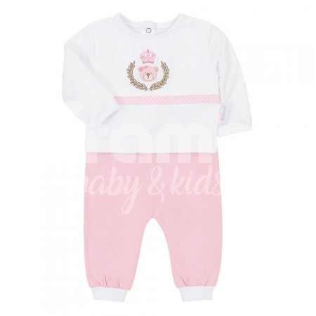 Conjunto Pagão 3 Peças Bordado Chegou uma Princesa Rosa - Tamanho Único