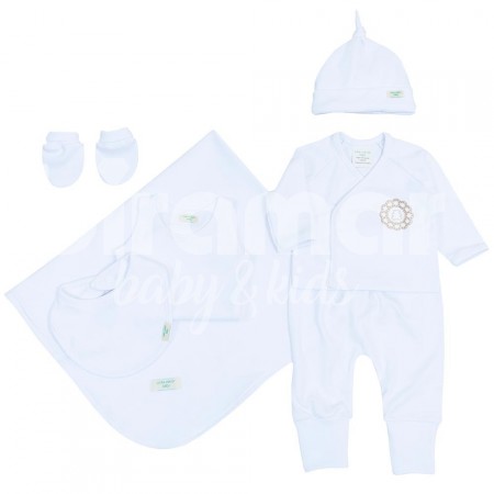 Gift Set para Bebê Elliott Vanilla 7 Peças - Tamanho Único