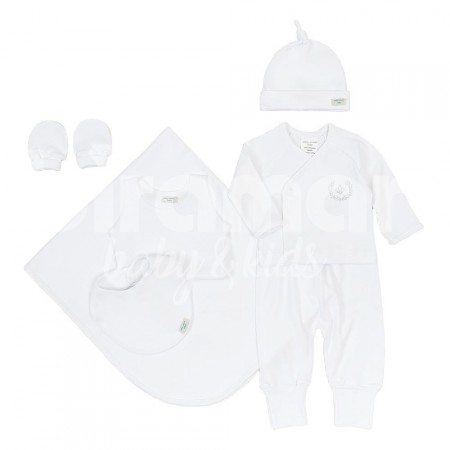 Gift Set para Bebê Royal Branco 7 Peças - Tamanho Únic