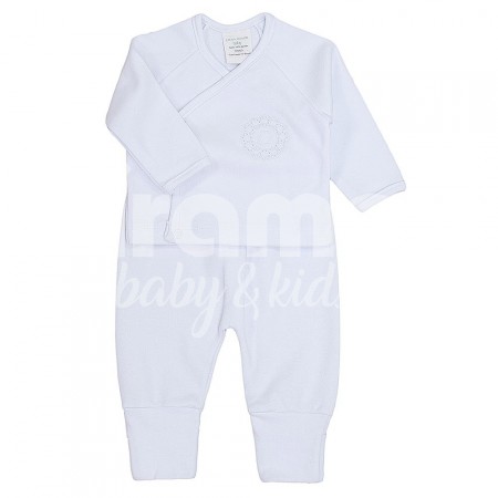 Kimono Maternidade para Bebê Elliott Branco 3 Peças - Tamanho Único
