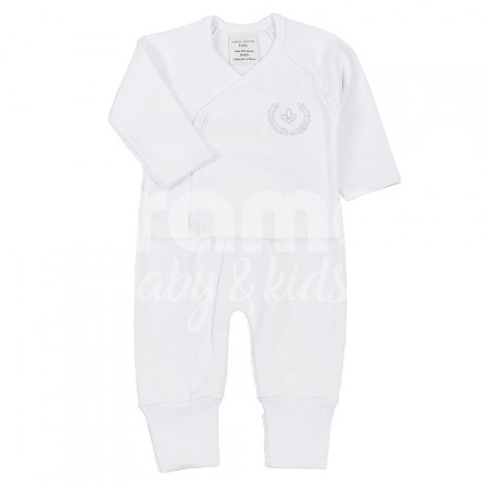 Kimono Maternidade para Bebê Royal Branco 3 Peças - Tamanho Único