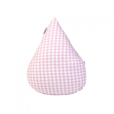 Almofada para Bebê Gotinha Pied Poule Rosa