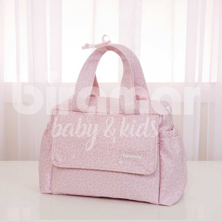 Mini Bolsa para Bebê Leopard Pink