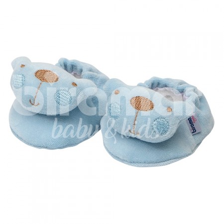 Pantufa para Bebê Urso Azul