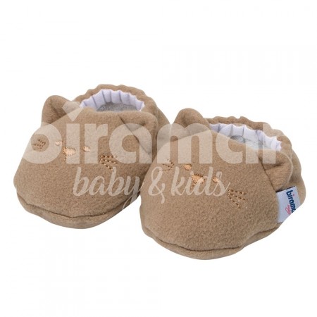 Pantufa para Bebê Clássica Bege