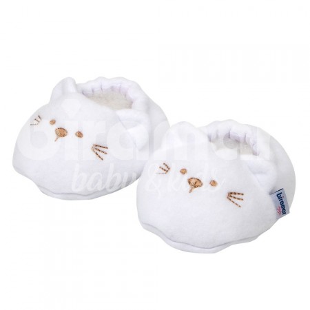 Pantufa para Bebê Clássica Branca