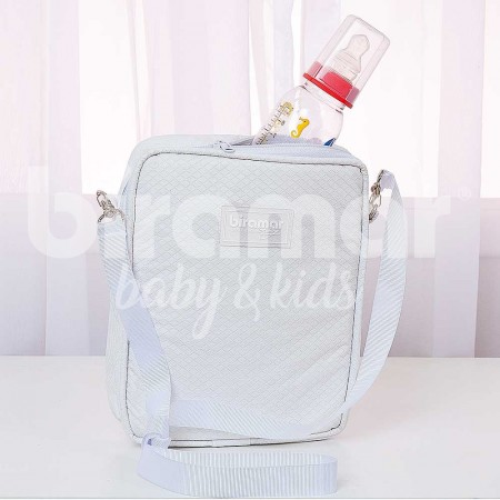 Porta Mamadeira para Bebê Térmico Branco